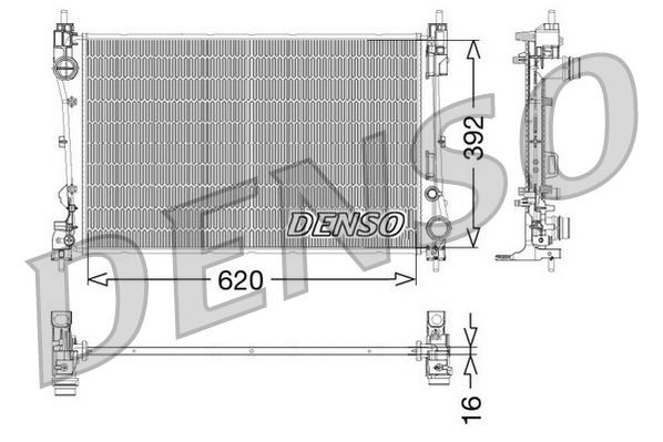 Denso Radiator DRM09115 - image 2