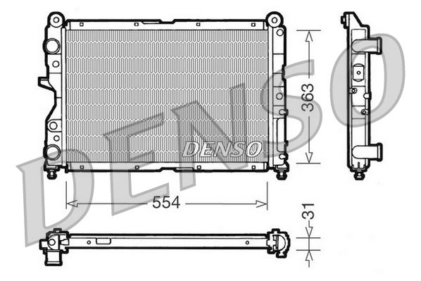Denso Radiator DRM09132 - image 2