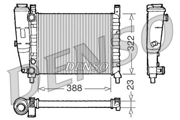 Denso Radiator DRM09142 - image 2