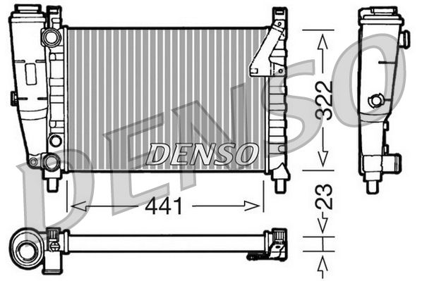 Denso Radiator DRM09143 - image 2