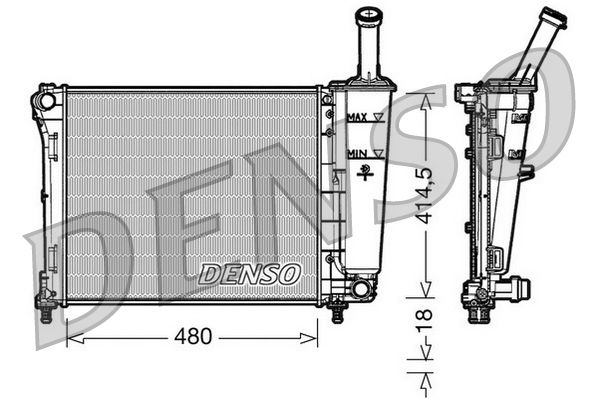 Denso Radiator DRM09161 - image 2