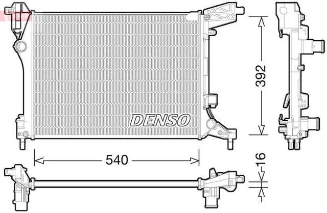 Denso Radiator DRM09165 - image 2