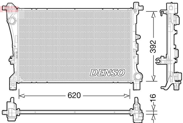 Denso Radiator DRM09166 - image 2