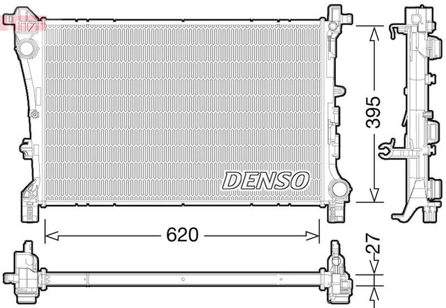 Denso Radiator DRM09167 - image 2
