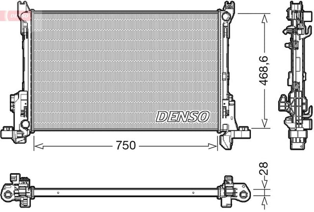 Denso Radiator DRM09174 - image 2