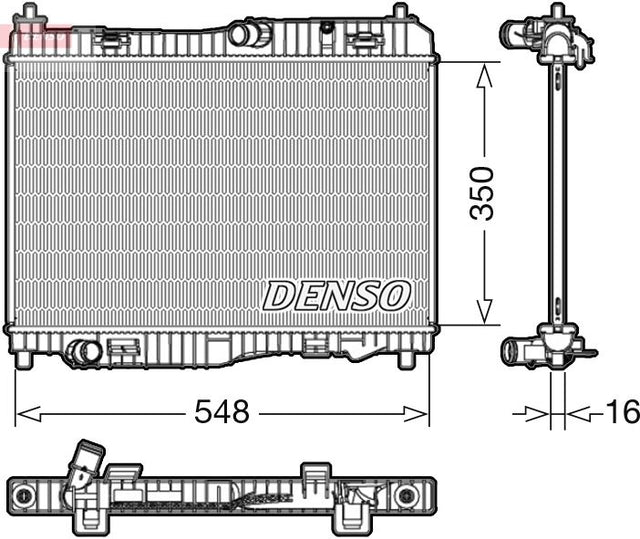 Denso Radiator DRM10006 - image 2