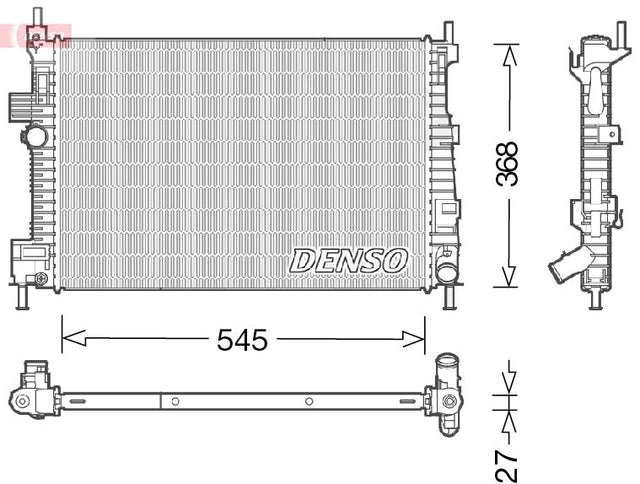 Denso Radiator DRM10009 - image 2
