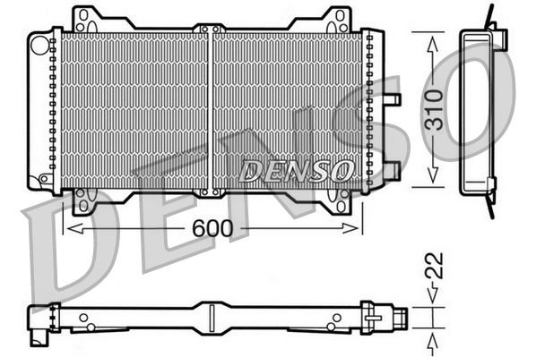 Denso Radiator DRM10013 - image 2