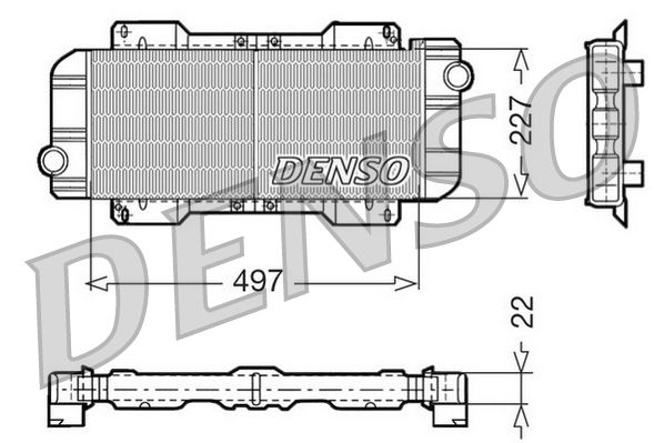 Denso Radiator DRM10019 - image 2
