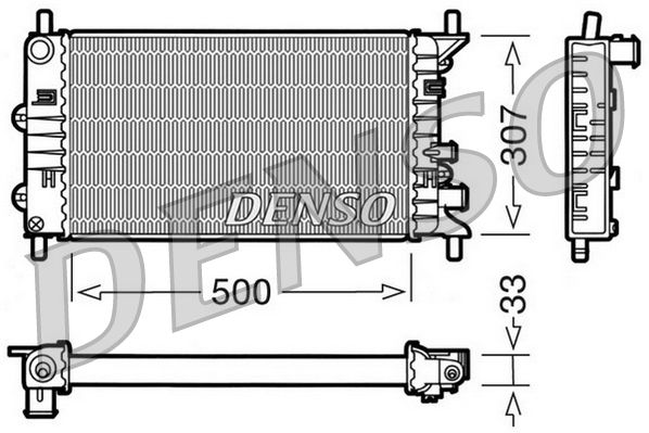 Denso Radiator DRM10024 - image 2