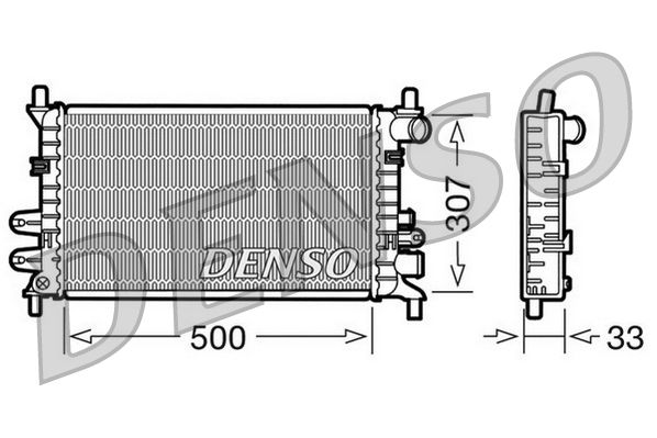Denso Radiator DRM10027 - image 2