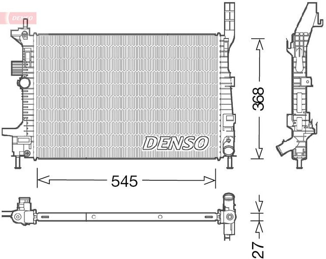 Denso Radiator DRM10029 - image 2
