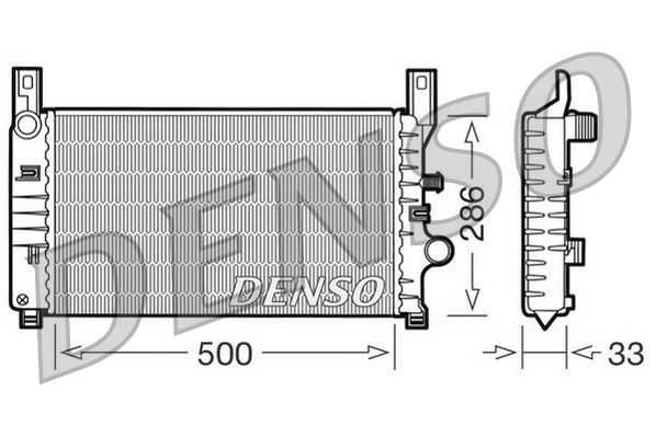 Denso Radiator DRM10034 - image 2