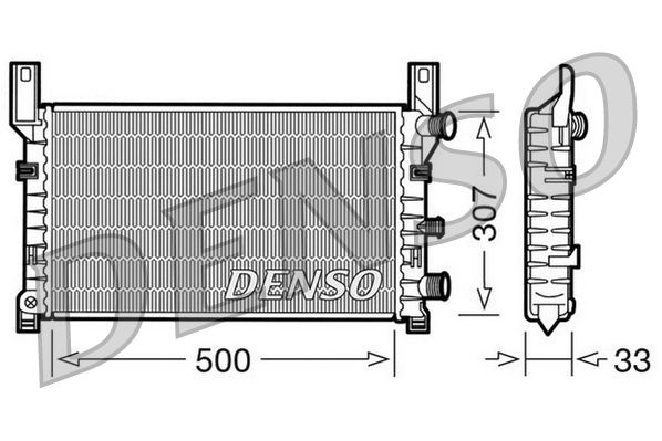 Denso Radiator DRM10035 - image 2