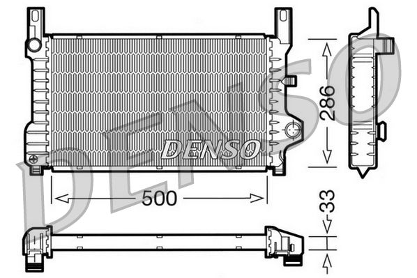 Denso Radiator DRM10036 - image 2