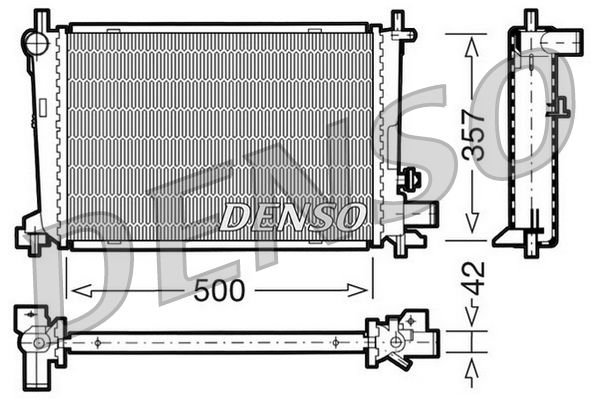 Denso Radiator DRM10040 - image 2