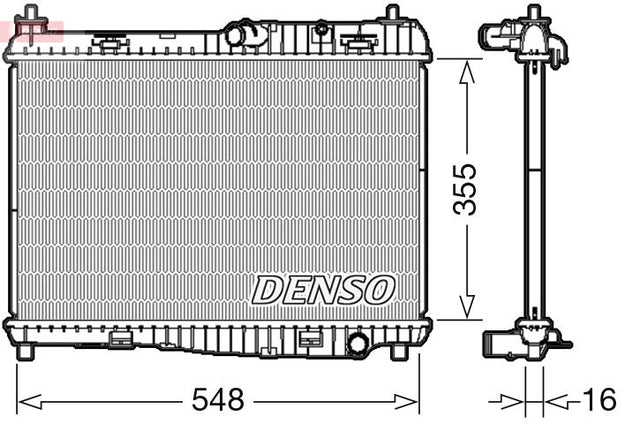 Denso Radiator DRM10043 - image 2