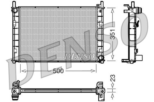 Denso Radiator DRM10045 - image 2