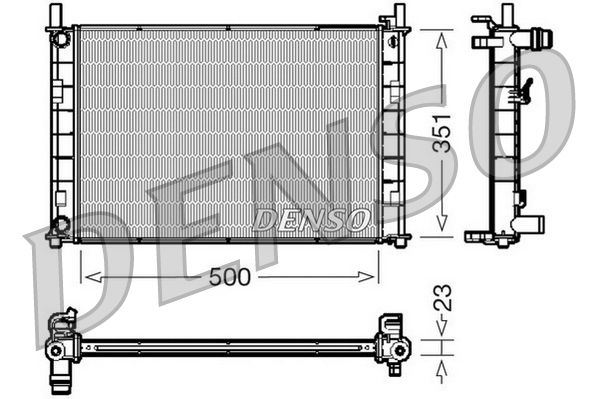Denso Radiator DRM10046 - image 2