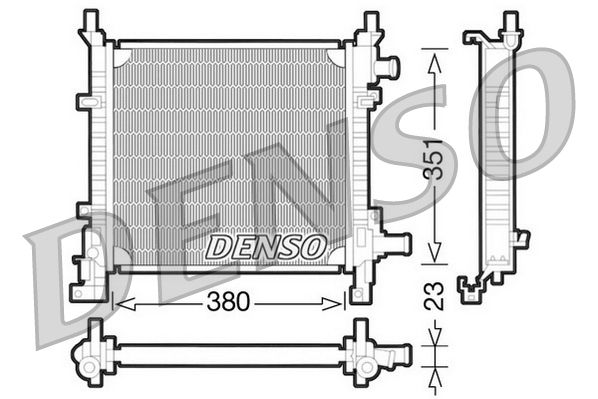 Denso Radiator DRM10061 - image 2