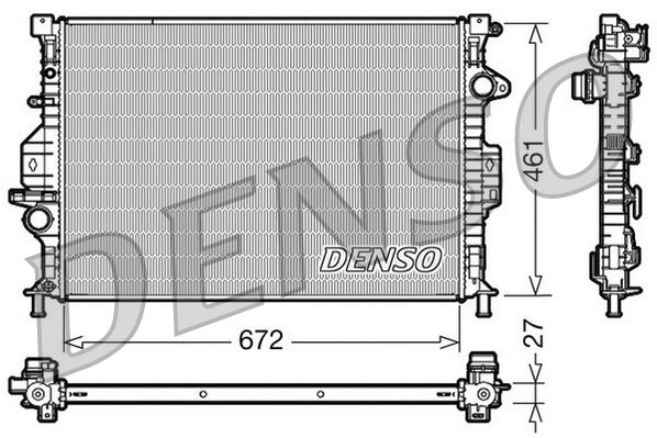 Denso Radiator DRM10069 - image 2