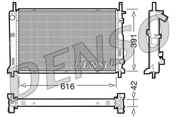 Denso Radiator DRM10071 - image 2