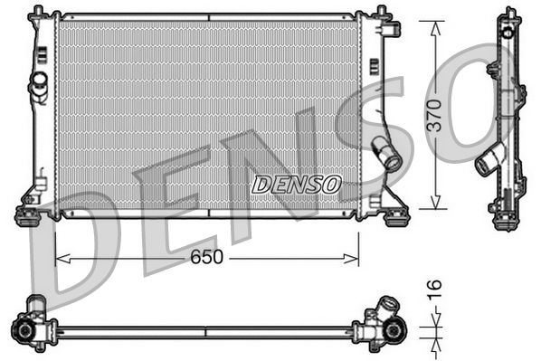 Denso Radiator DRM10076 - image 2