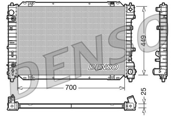 Denso Radiator DRM10087 - image 2