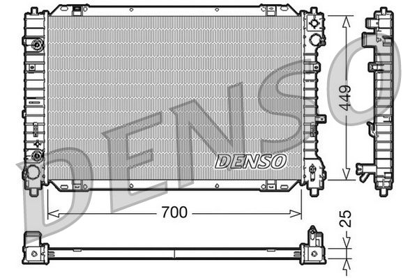 Denso Radiator DRM10089 - image 2