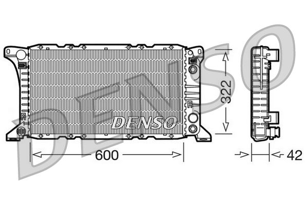 Denso Radiator DRM10092 - image 2
