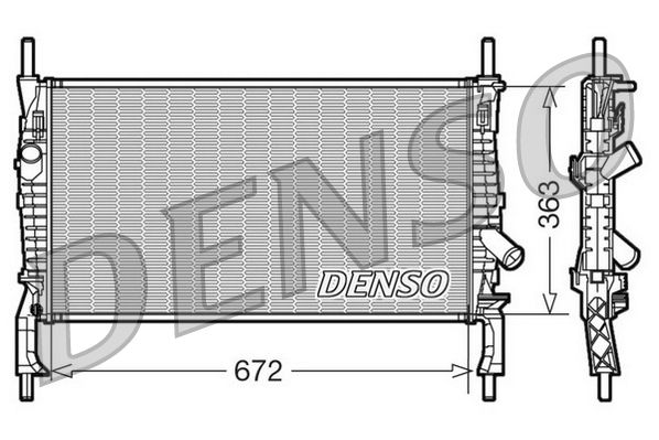 Denso Radiator DRM10105 - image 2