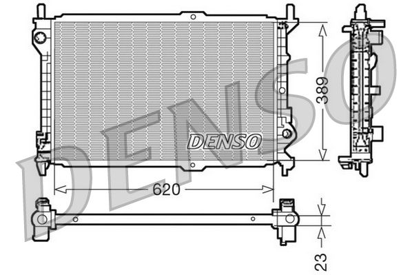 Denso Radiator DRM10107 - image 2