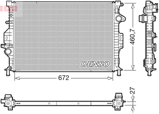 Denso Radiator DRM10115 - image 2