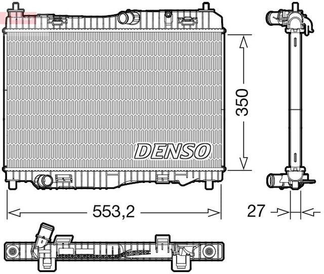 Denso Radiator DRM10116 - image 2