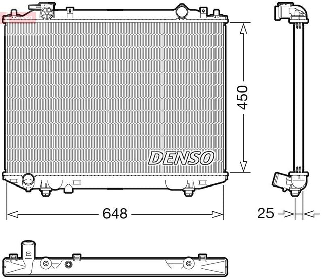 Denso Radiator DRM10117 - image 2