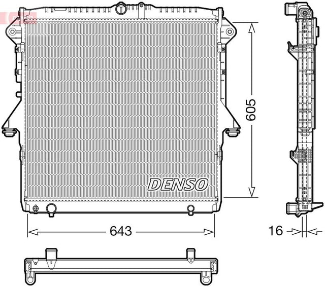 Denso Radiator DRM10118 - image 2