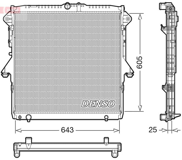 Denso Radiator DRM10119 - image 2