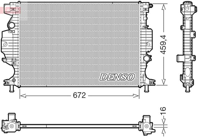 Denso Radiator DRM10121 - image 2