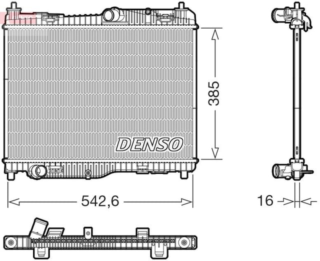 Denso Radiator DRM10123 - image 2