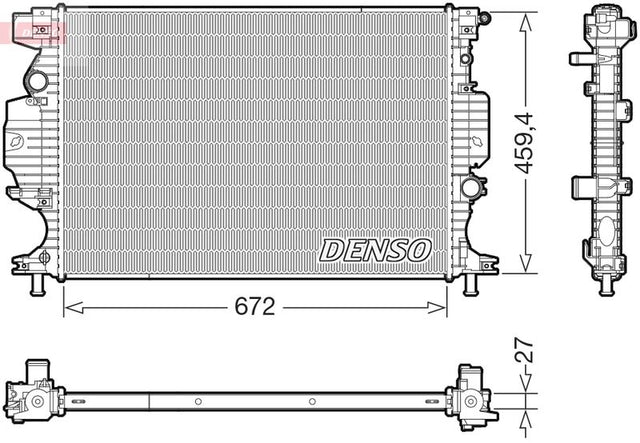 Denso Radiator DRM10125 - image 2