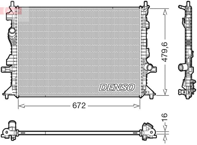 Denso Radiator DRM10126 - image 2