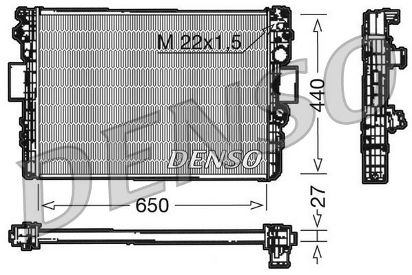 Denso Radiator DRM12003 - image 2