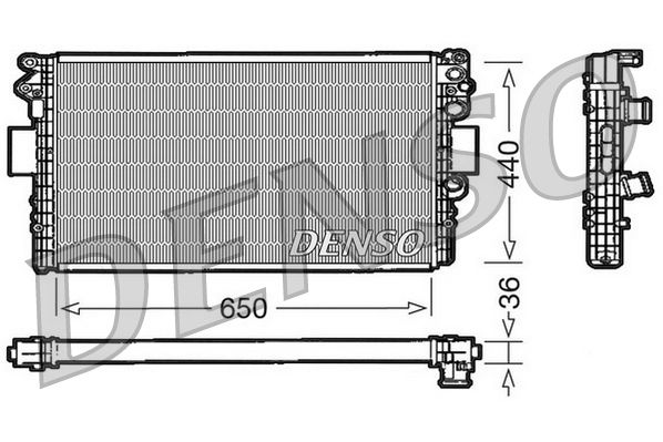 Denso Radiator DRM12004 - image 2