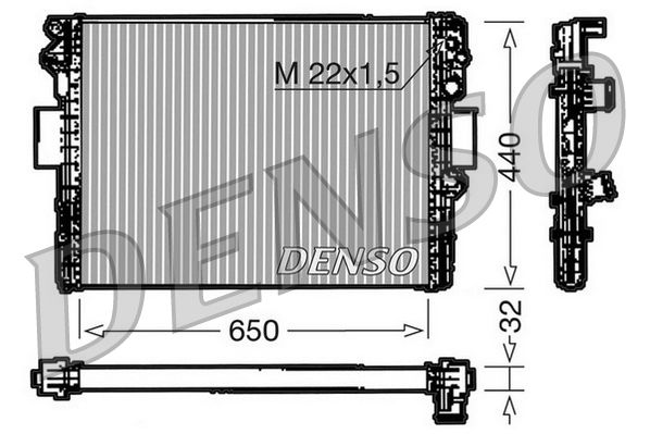Denso Radiator DRM12005 - image 2