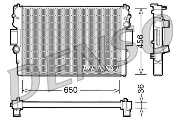 Denso Radiator DRM12007 - image 2