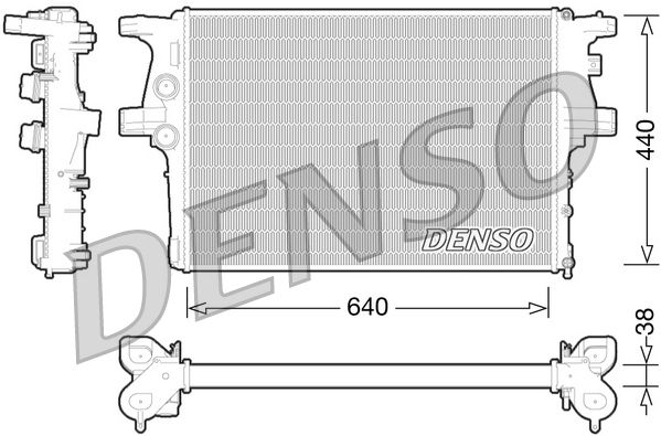 Denso Radiator DRM12008 - image 2
