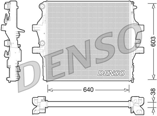 Denso Radiator DRM12009 - image 2