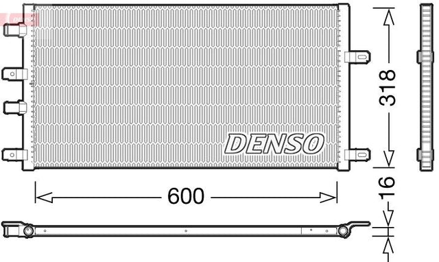 Denso Radiator DRM12011 - image 2
