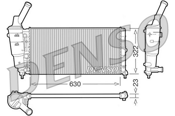 Denso Radiator DRM13005 - image 2