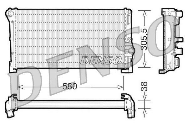 Denso Radiator DRM13010 - image 2